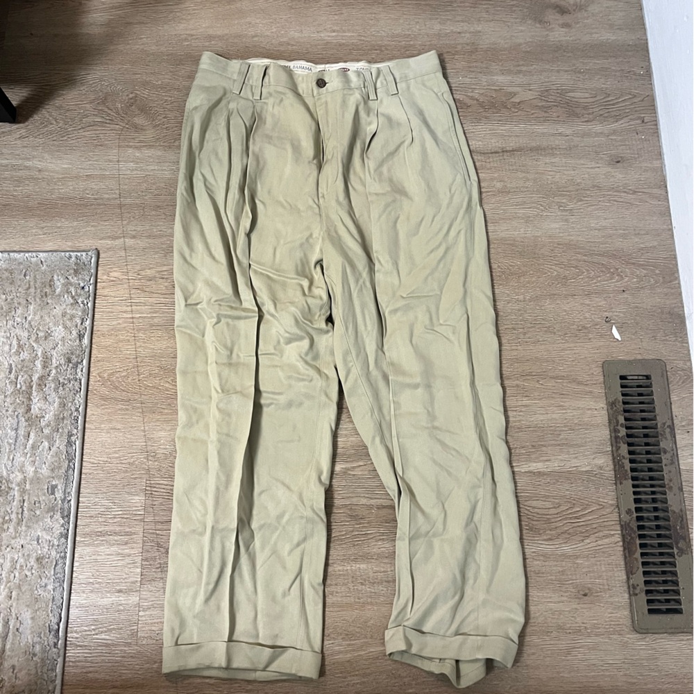 Tommy Bahama Silk chinos in khaki